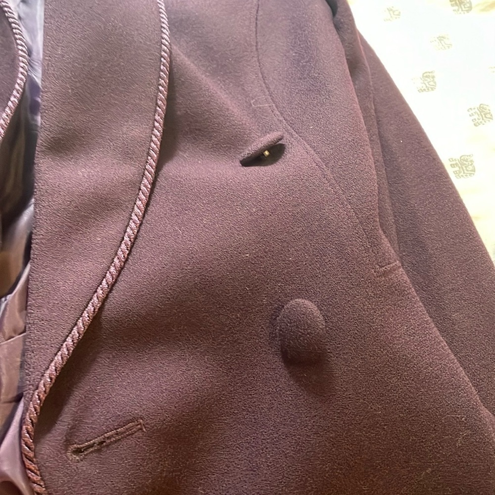 Vintage Christian Dior Double-Breasted Purple Blazer - Picture 11 of 14
